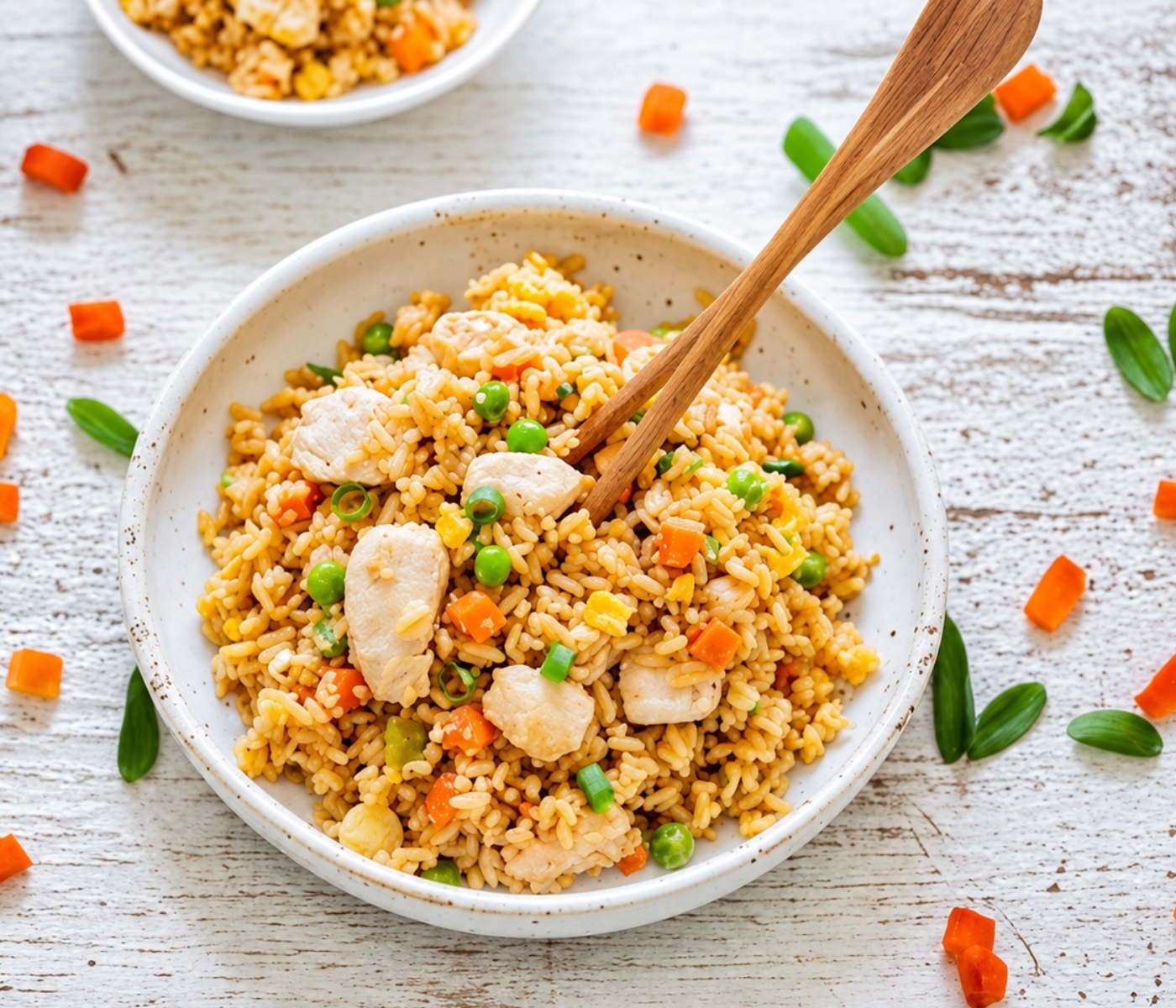Fresh Asian-inspired meal served in a bowl